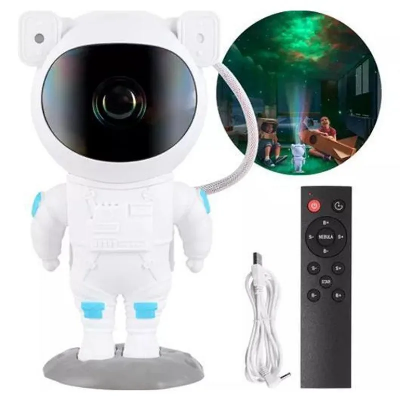 Luminária Abajour Infantil Estilo Astronauta