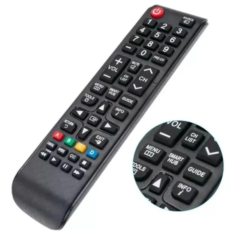 Controle Remoto Universal Tv Smart Menu Rápido Pilhas