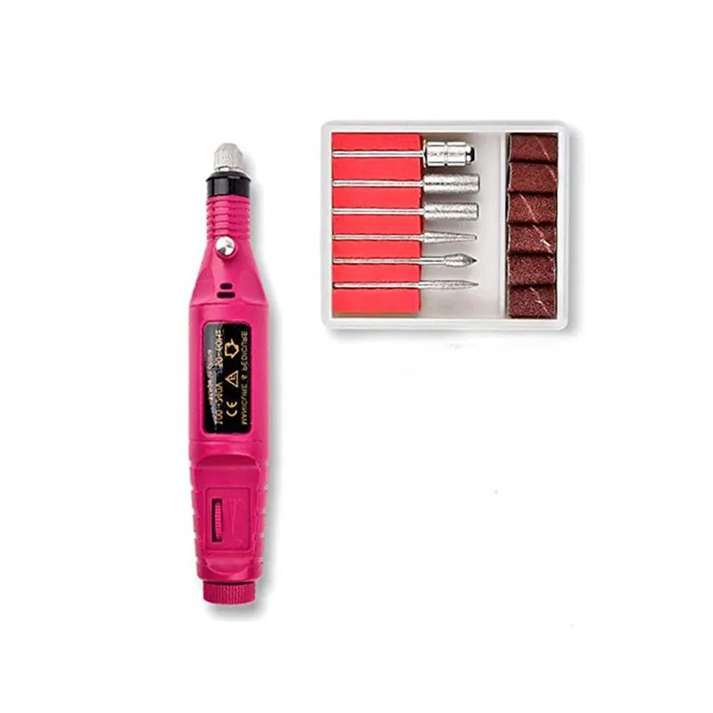 Lixadeira De Unha Elétrica Portátil Bivolt 110v/220v