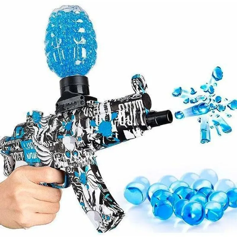 Brinquedo Automático Lançamento De Bolinhas De Gel E Óculos