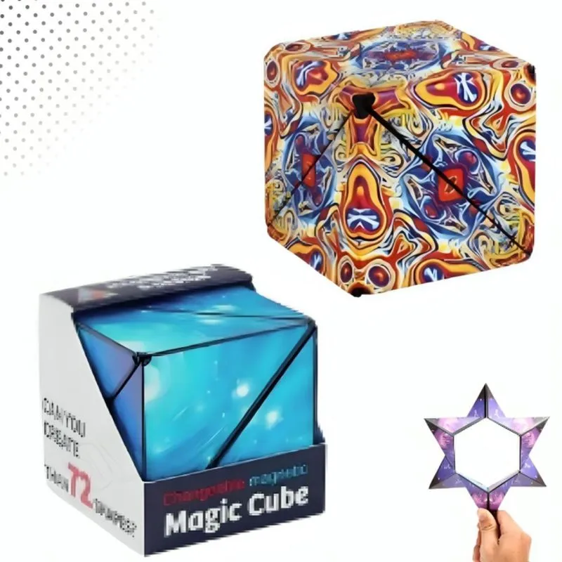 Shape Shifting Magic Cube Galaxy Magnetic