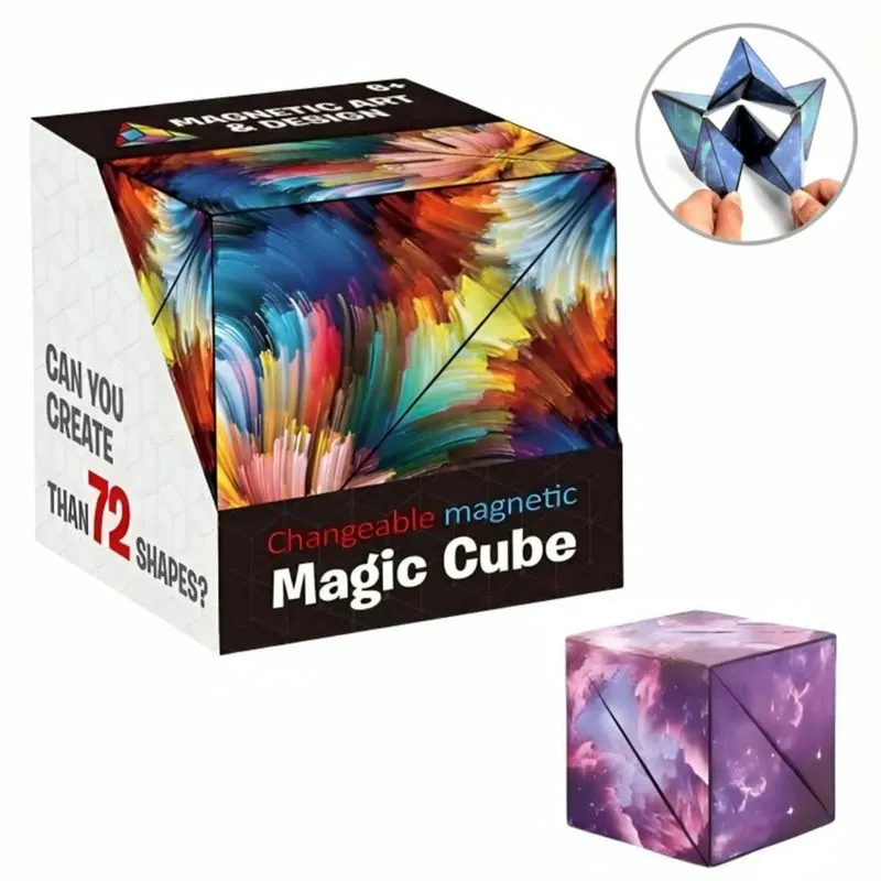 Shape Shifting Cube Magnetic Galaxy Qiyi Stickerless