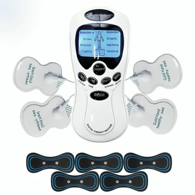 Estimulador Portátil Fisioterapia Corrente Elétrica Digital