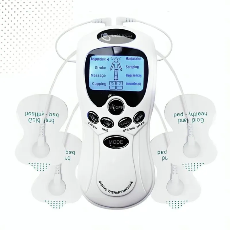 Estimulador Muscular Portátil Fisioterapia Eletrodo Elétrico