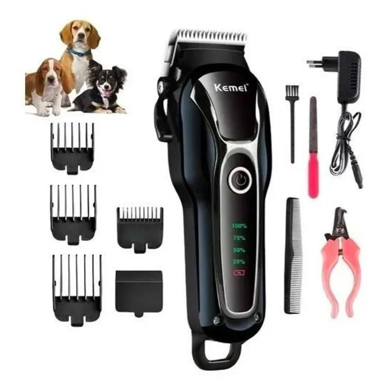 Kemei 1991 Máquina Profissional Bivolt Para Tosar Cães