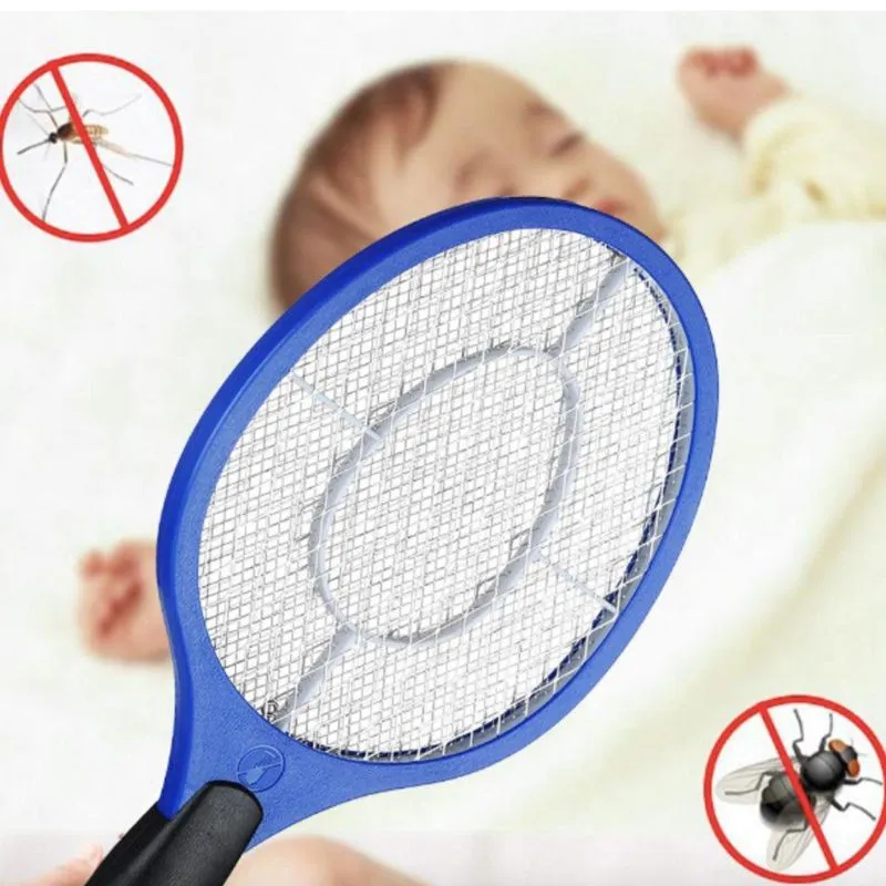 Raquete Eletrica Mata Mosquitos Com Base Usb