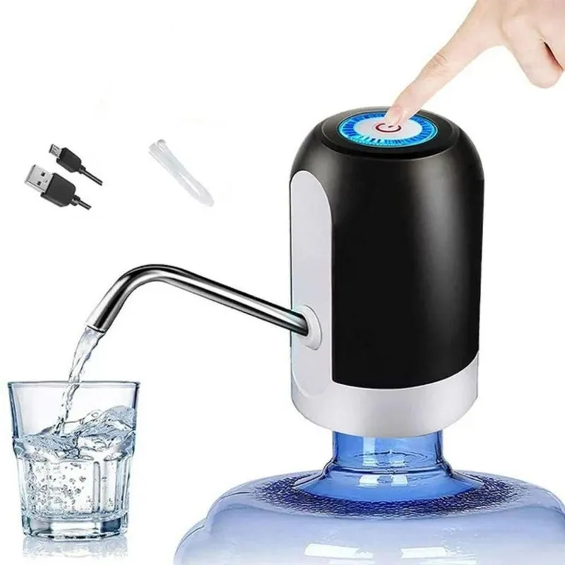 Bomba Elétrica Para Garrafão Recarregável Usb 20l