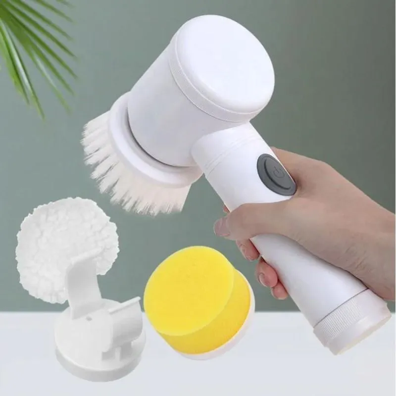 Escova De Limpeza Elétrica Bivolt Para Uso Geral