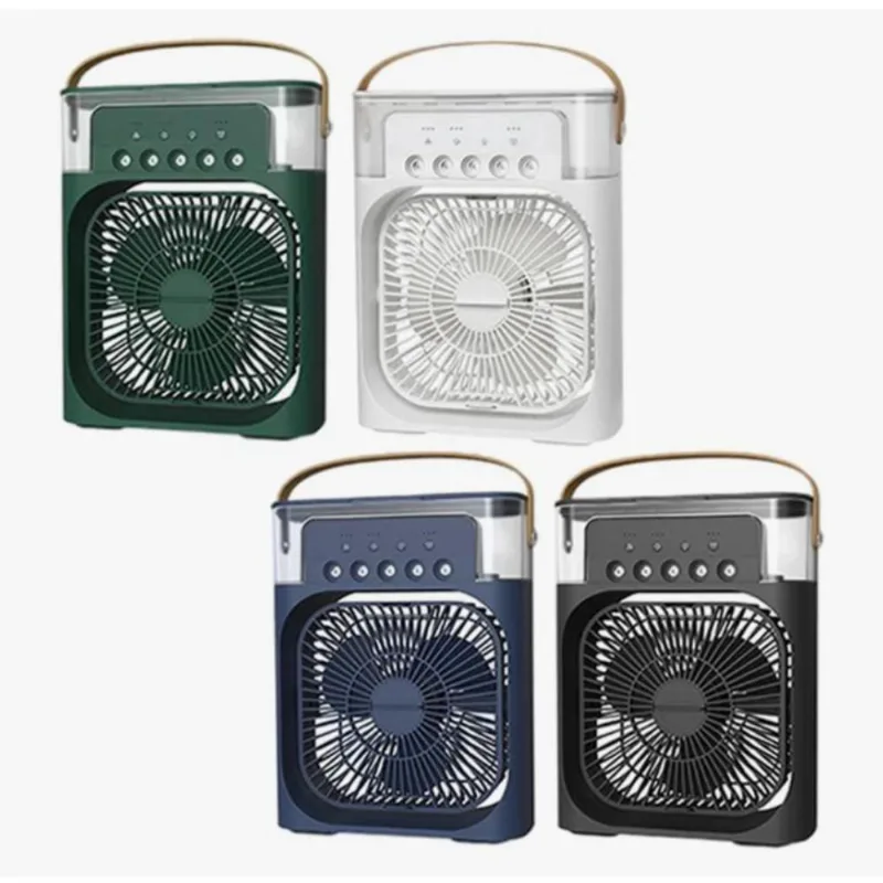 Mini Ventilador Portátil Com Ar Frio E Aromatizador