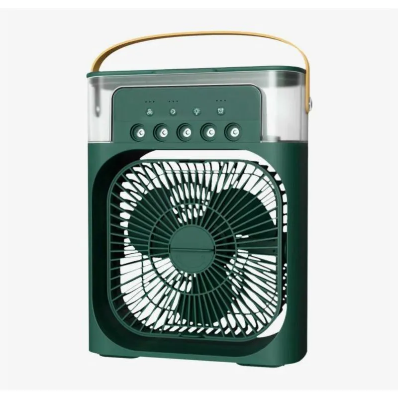 Mini Ventilador Portátil Com Gelo E Iluminação Led
