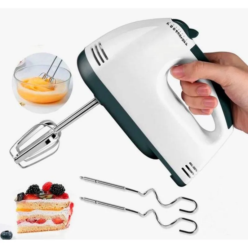 Batedor De Mão 7 Vel Para Pães Ovos E Sobremesas