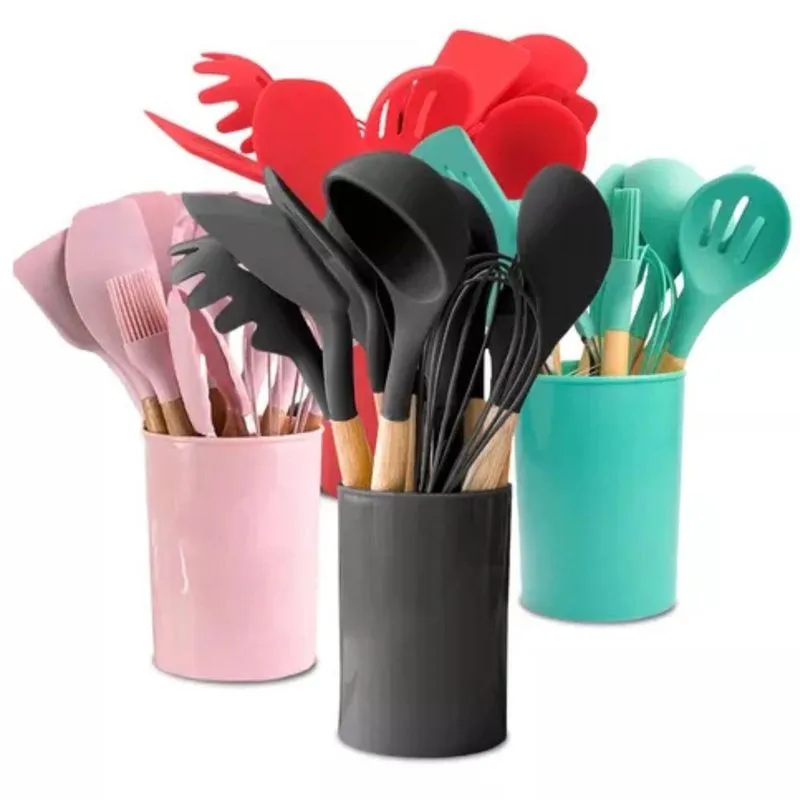 Kit 12 Utensílios De Cozinha Charmoso