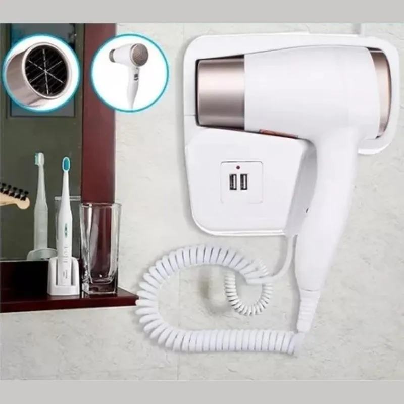Compacto Secador De Cabelo Portátil 220v Profissional Casa