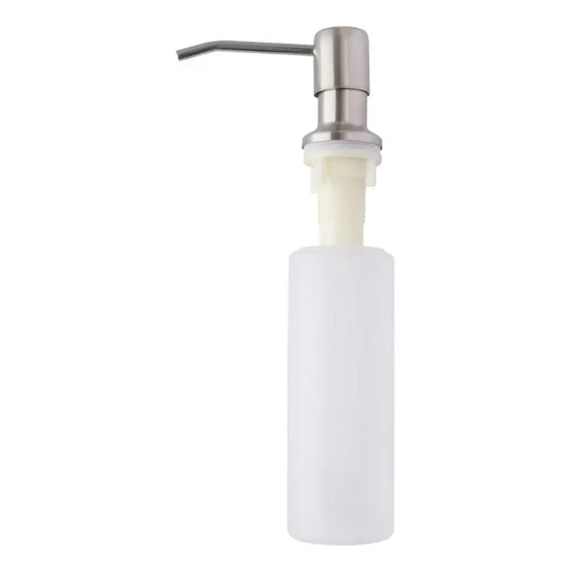 3x Dispenser Detergente Inox Embutir Sabonete Liquido 350ml