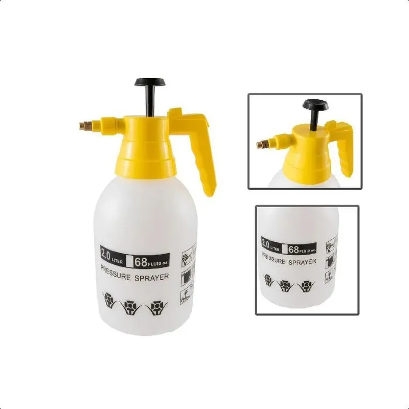 5x Pulverizador Manual 2l Compressão Prévia Para Casa Jardim