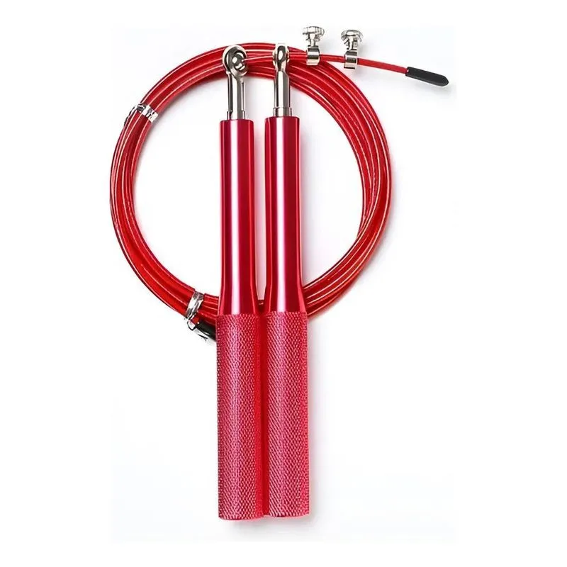 Corda Profissional Cross Speed Rope Aluminio 2 Rol Vermelho