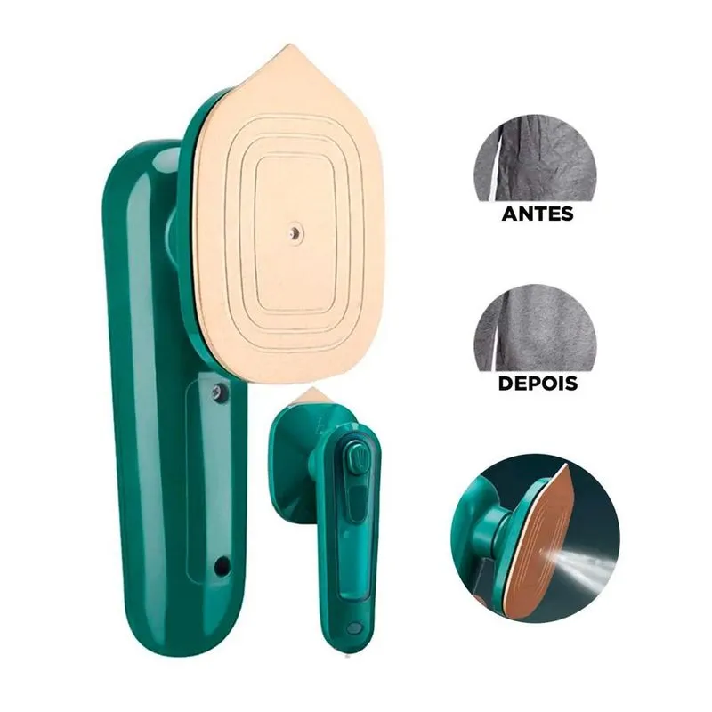Mini Ferro Passar Roupa Portátil Viagem A Vapor 110V/220 V
