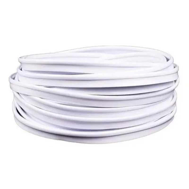 Vivo Pvc 30 Metros 11mm Para Acabamento De Bolsas, M Branco