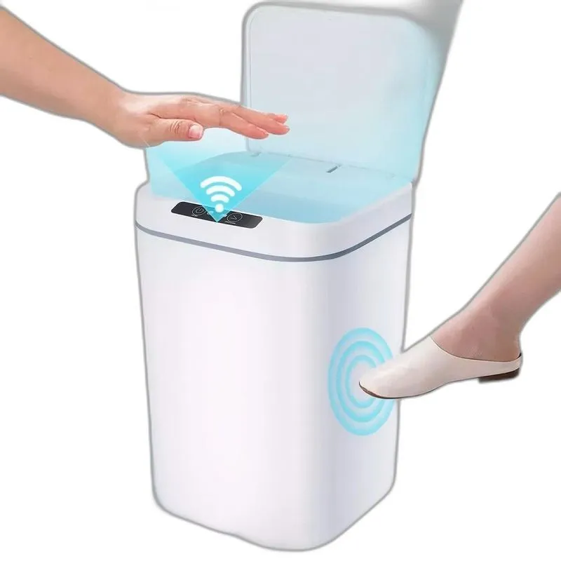 Lixeira Automática Com Sensor Abre/fecha Para Cozinha