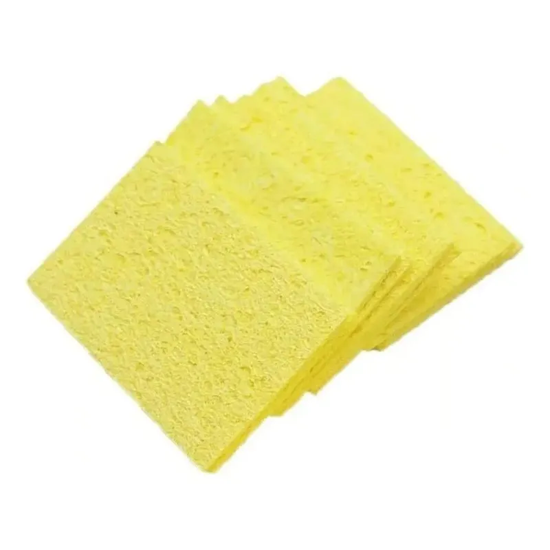 2x 10 Esponja Vegetal Limpeza Ponta De Ferro De Solda Estaçã