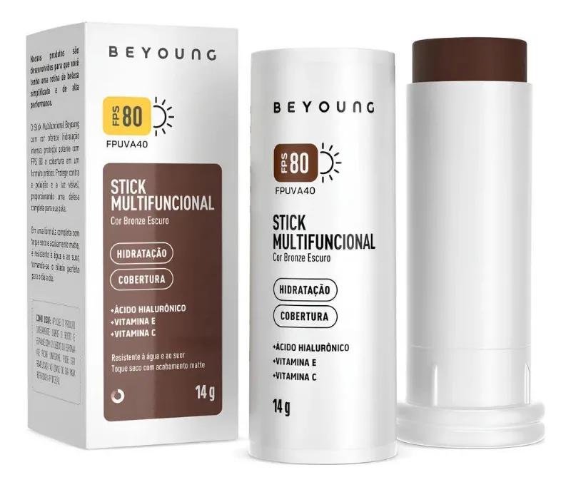 Beyoung Stick Multifuncional Com Co Bronze Escuro