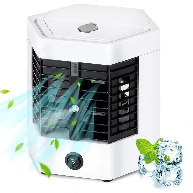 Ventilador Usb Portátil Mini Com Ar Condicionado Trabalho