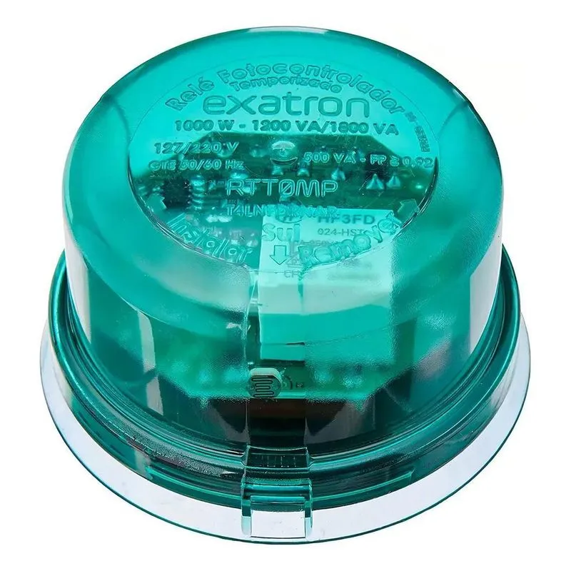 2x Relé Fotoelétrico Temporizador Timer Exatron Rtt0mp Ilumi