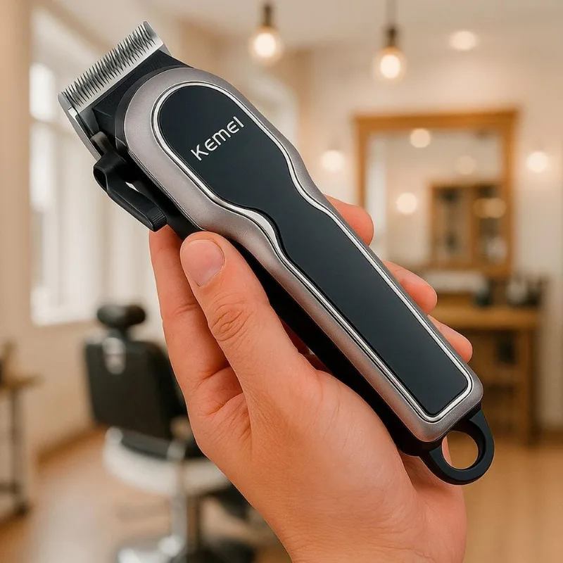 Kit Kemei Para Barba E Cabelo Profissional
