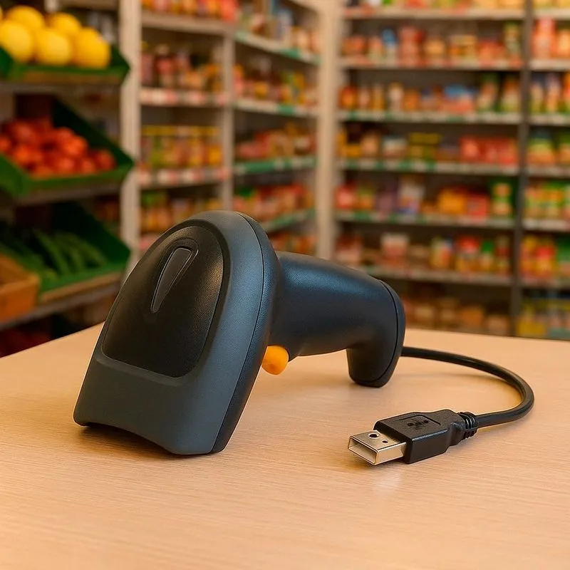 Leitor Código Barras Usb Fácil Para Lojas De Varejo