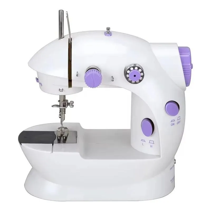 5x Mini Máquina De Costura Reta Com Luz Epsilon Eps-sm205 Po