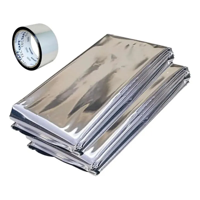 10x Isolante Térmico Reflexivo Grow Mylar Indoor Led 2,10x1