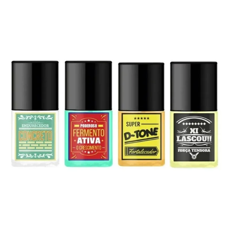 2x Base S.o.s Concreto+ Poderoso+ D-tone+lascou Top Beauty
