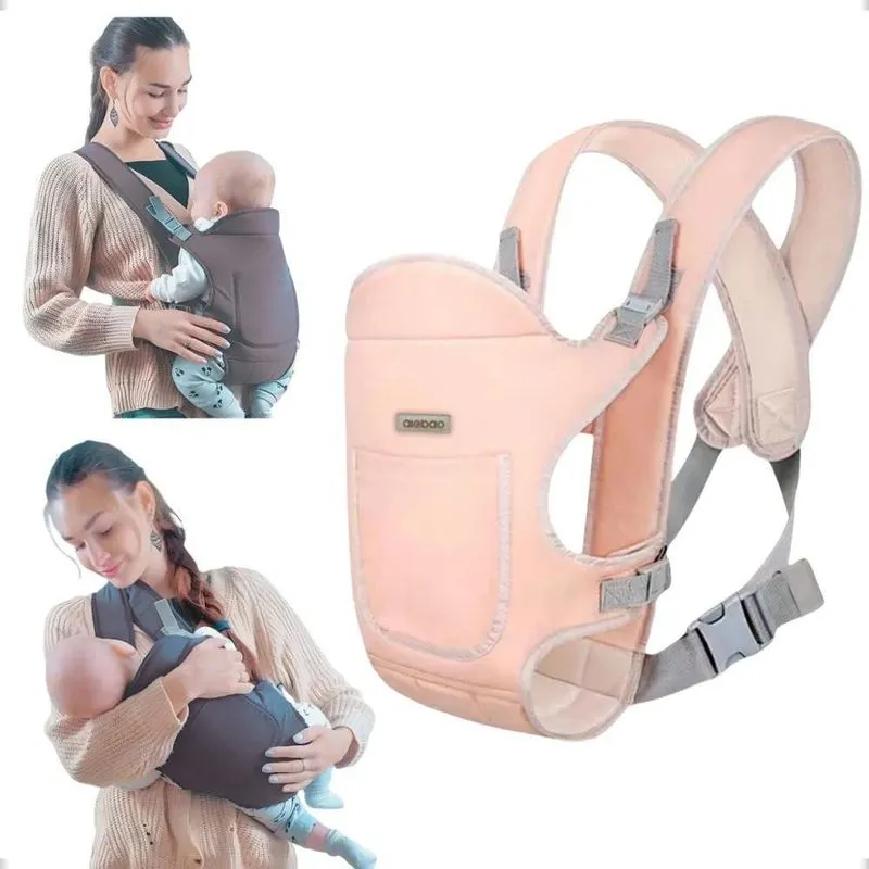 2x Canguru De Bebê Bolsa Carregador Para Passeio Aiebao Cor