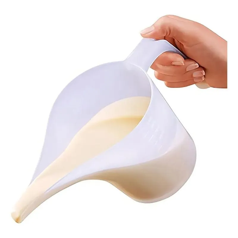 5x Jarra Funil Culinaria Graduada 800 Ml Plasutil Cozinha Co