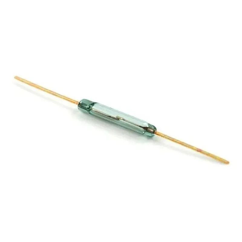 10x Sensor Magnético Reed Switch Dourado Kit Com 10 Peças