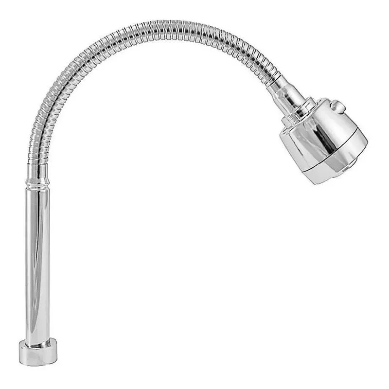 2x Tubo Gourmet Torneira Cozinha Parede/ Mesa Cromado Reposi