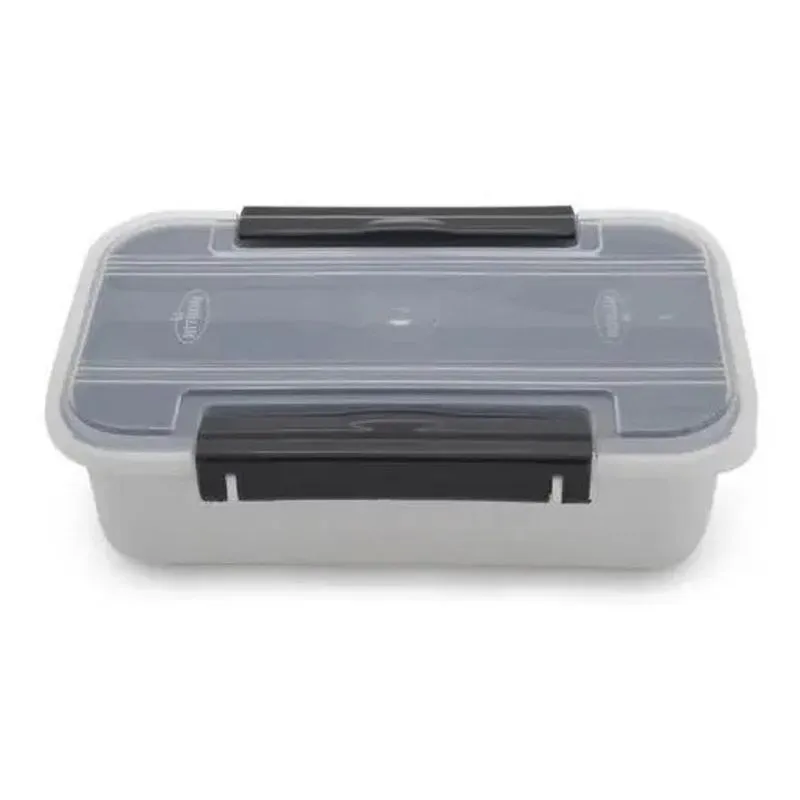 2x Marmita Com Porta Talheres 780 Ml