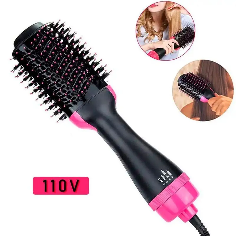 Escova Secadora Seca Alisa E Modela Cabelo 110v