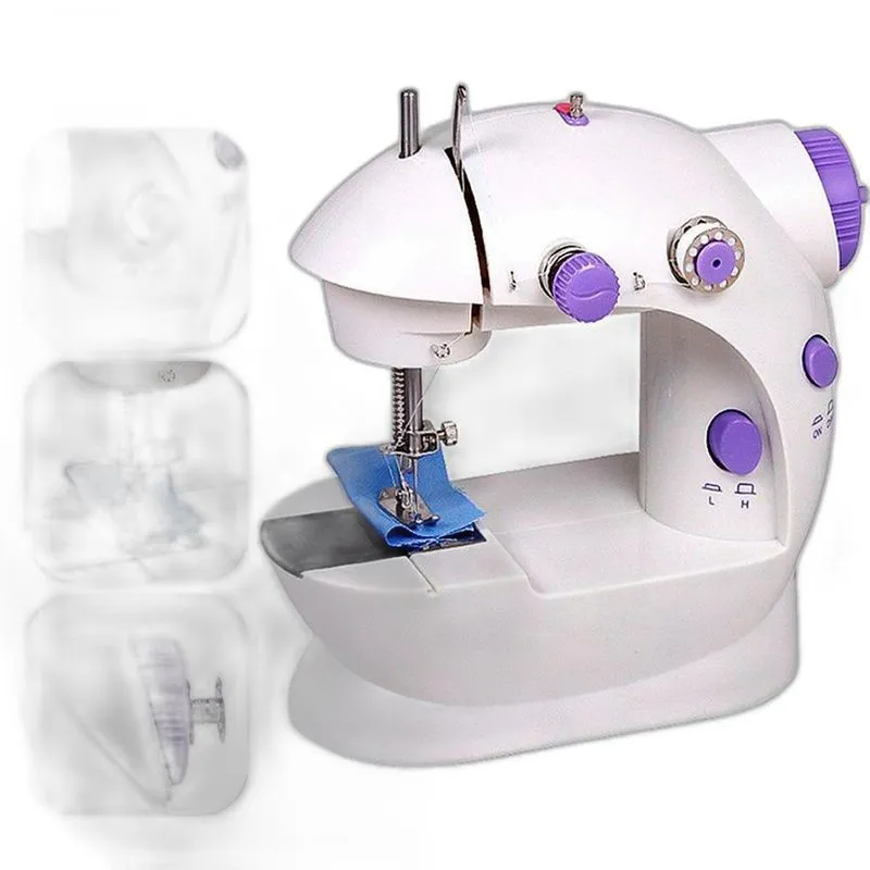 Máquina Mini De Costura Portátil Elétrica Bivolt 110v 220v