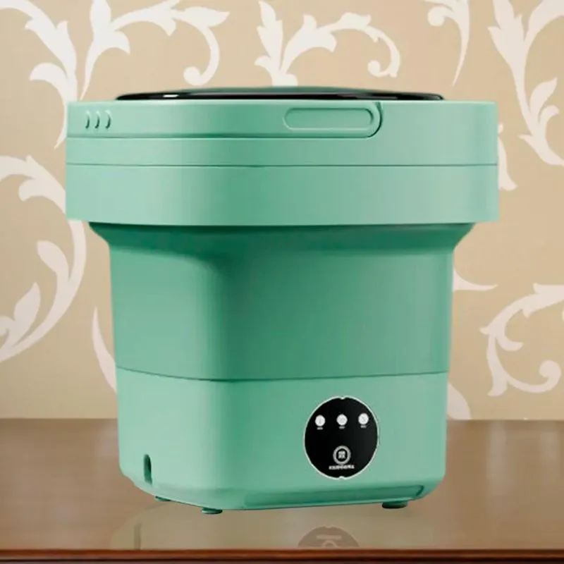 Mini Máquina De Lavar 6,5l Portátil E Dobrável Facilidade