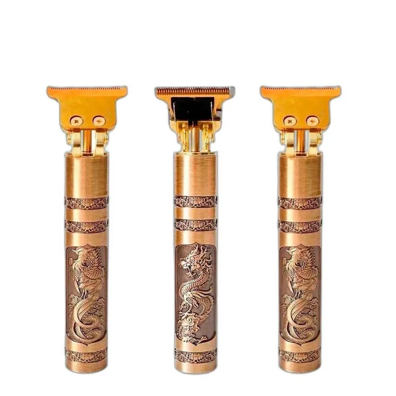 Kit 3 Maquininhas Completo Corte De Cabelo Dragão 4 Pentes