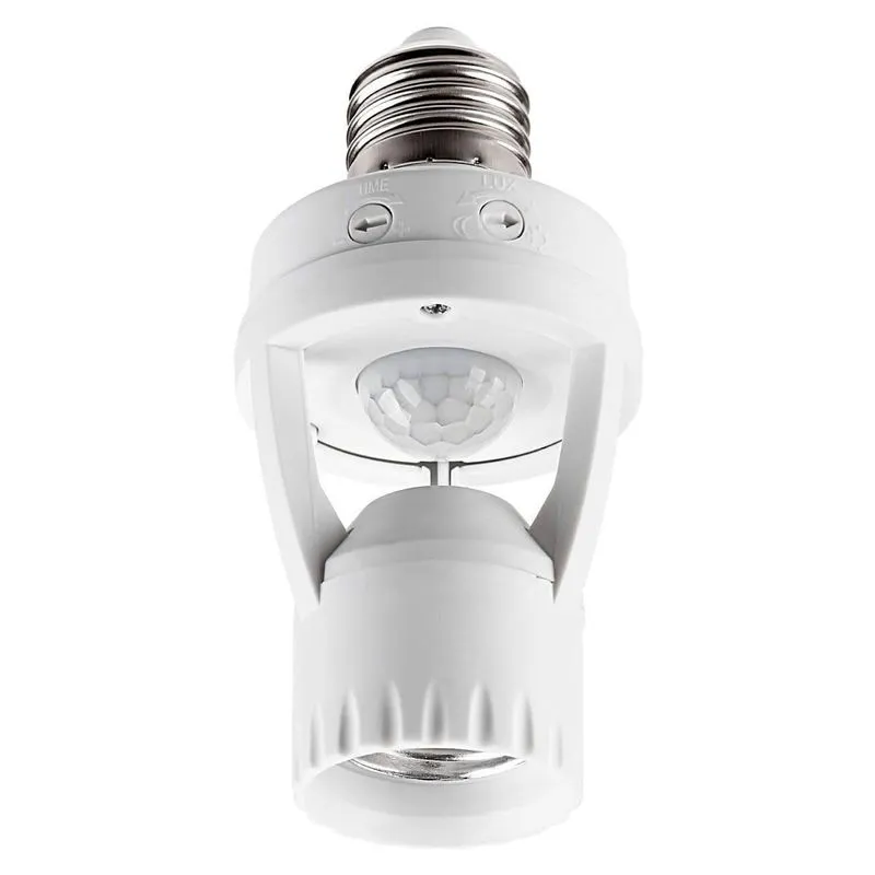 Sensor De Presença Com Soquete Para Lâmpada E27