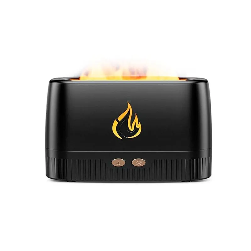 Difusor De Ambiente Umidificador De Ar Chama De Simulação