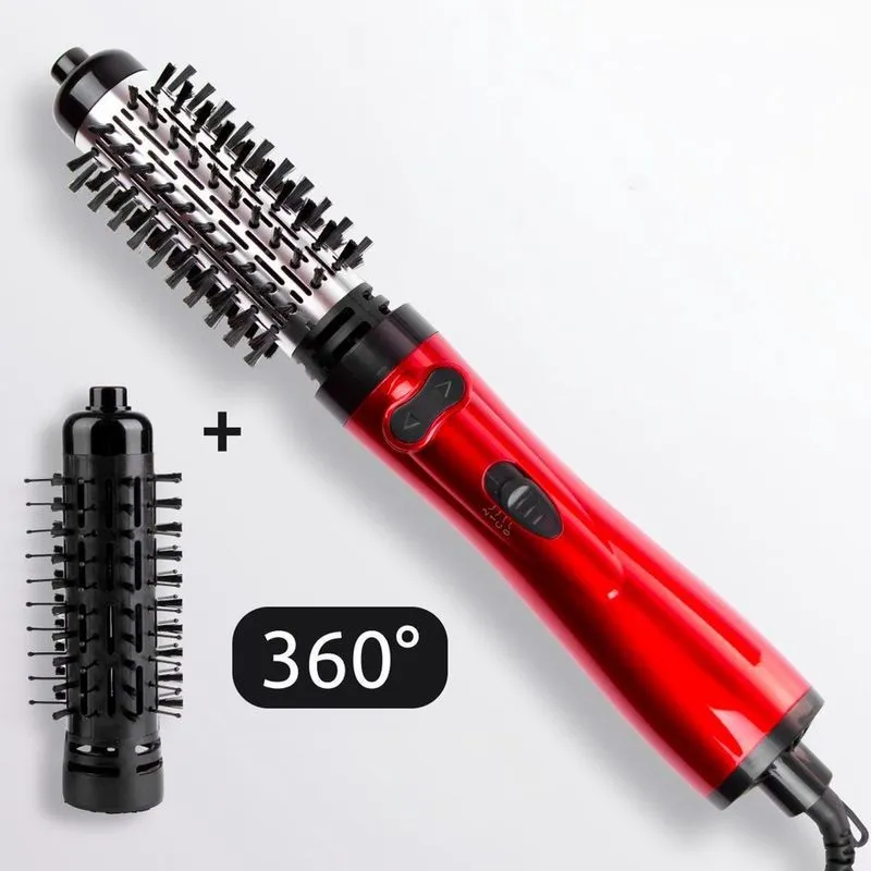 Escova Rotativa 2 Em 1 Beleza Profissional Seca E Alisa