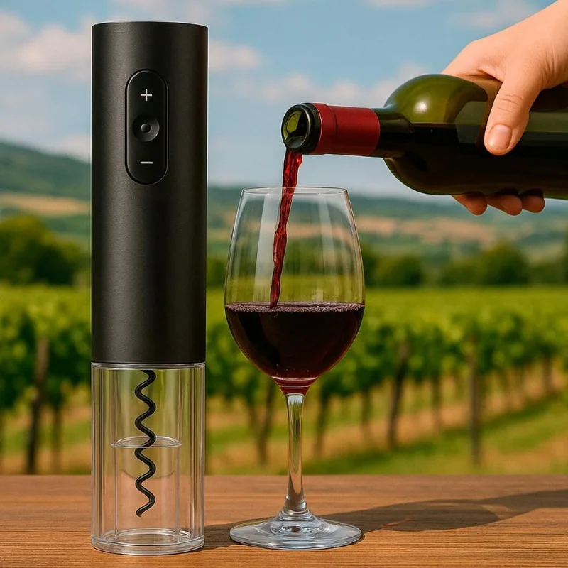 Abridor De Vinho Elétrico A Pilha Com Alta Durabilidade