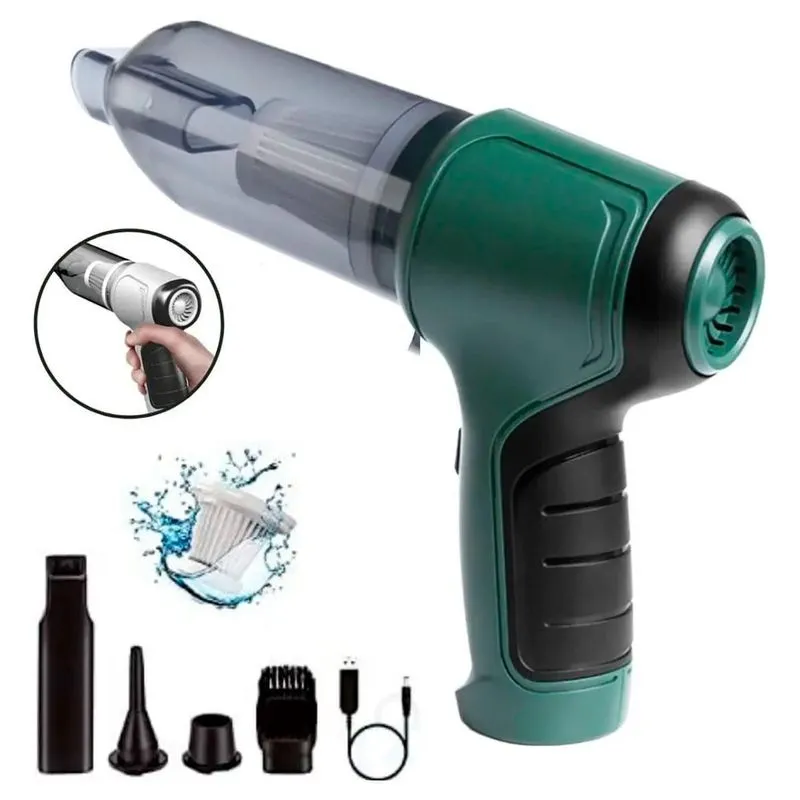 Potente Aspirador Mini Elétrico Portátil Poeira Recarregável