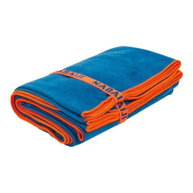 Toalha Secagem Rapida Nabaiji Microfibra 80x130cm G Pisc Azu