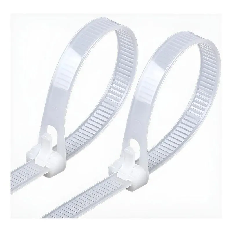 Abraçadeira Enforca Gato Reutilizavel 7,6mm X 30cm 100 Branc