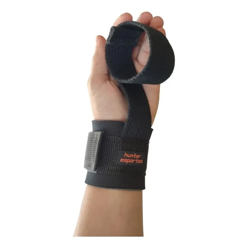 5x Tala Straps Munhequeira Luva Gancho Musculação Cross Trai