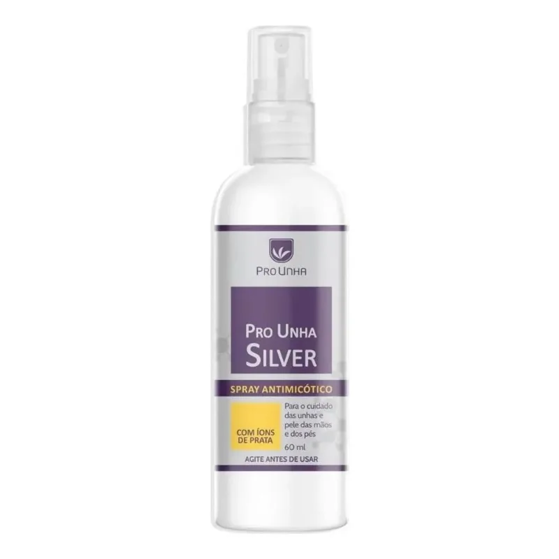 10x Antimicótico Micose Fortalecedor Unhas Pro Unha Silver